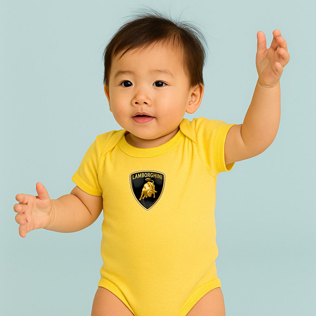 Lamborghini Car Baby Romper Onesie